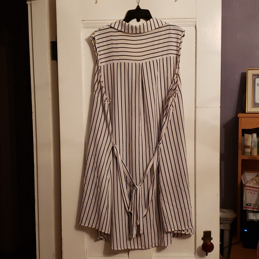 City Chic Collared Striped Dress - Picture 3 of 3